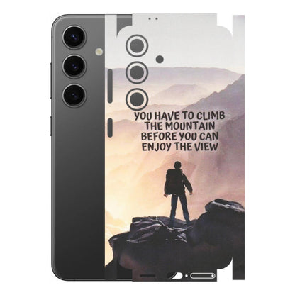 Samsung A/S Series Phone Skins (All Models) - Motivational Hiking Mountain - Matte Finish (M-28) Samsung Galaxy S24 (5G)