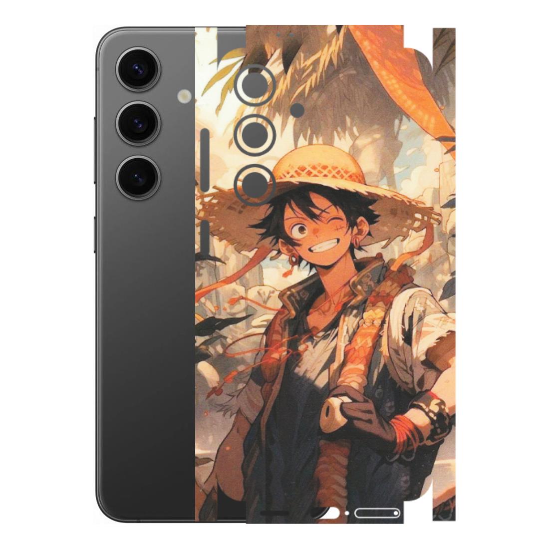 Samsung A/S Series Phone Skins (All Models) - Anime Character Smile - Matte Finish (M-33) Samsung Galaxy S24 (5G)