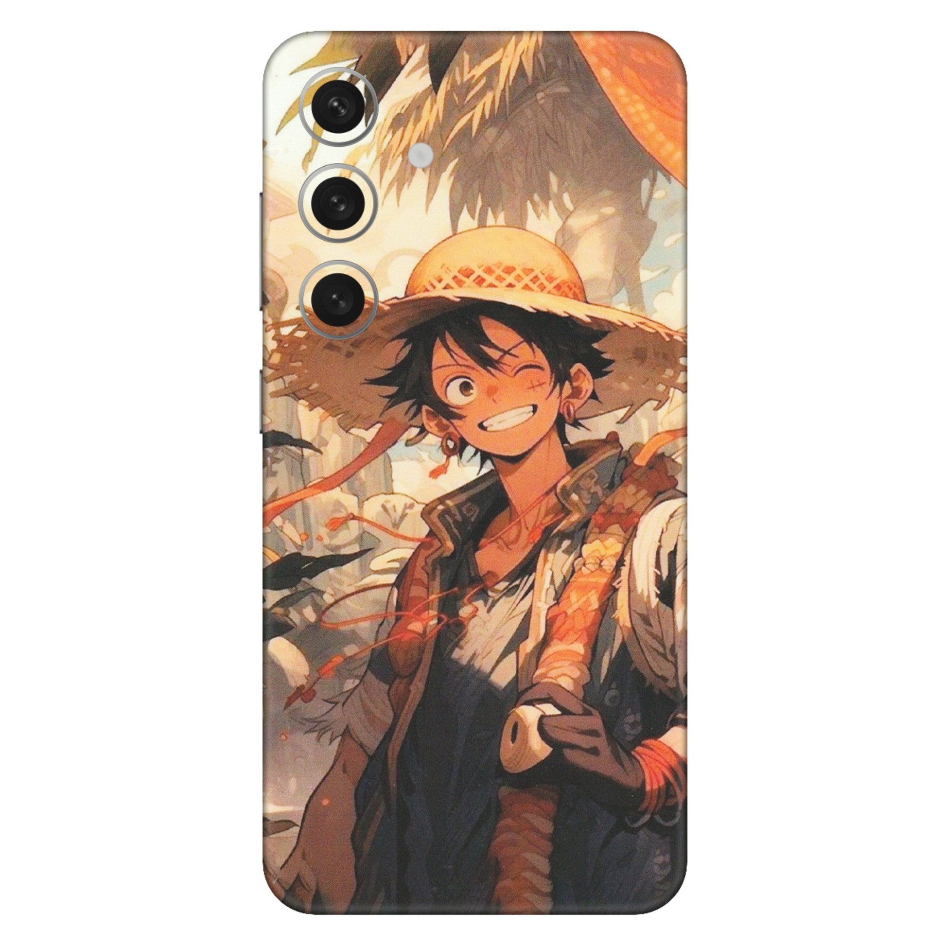 Samsung A/S Series Phone Skins (All Models) - Anime Character Smile - Matte Finish (M-33) Samsung Galaxy S24 (5G)