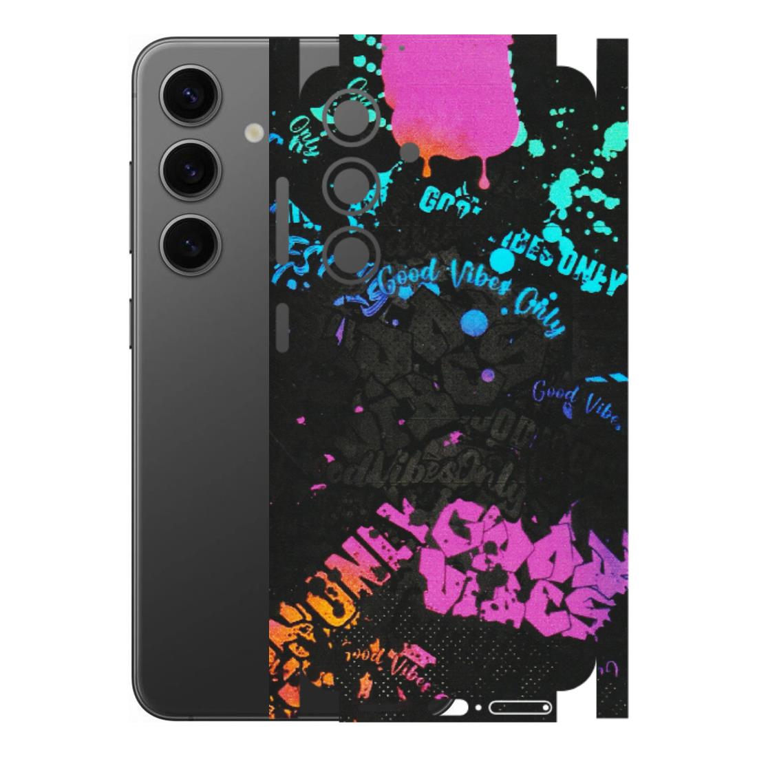 Samsung A/S Series Phone Skins (All Models) - Majestic Black Vibes - Matte Finish (M-62) Samsung Galaxy S24 (5G)
