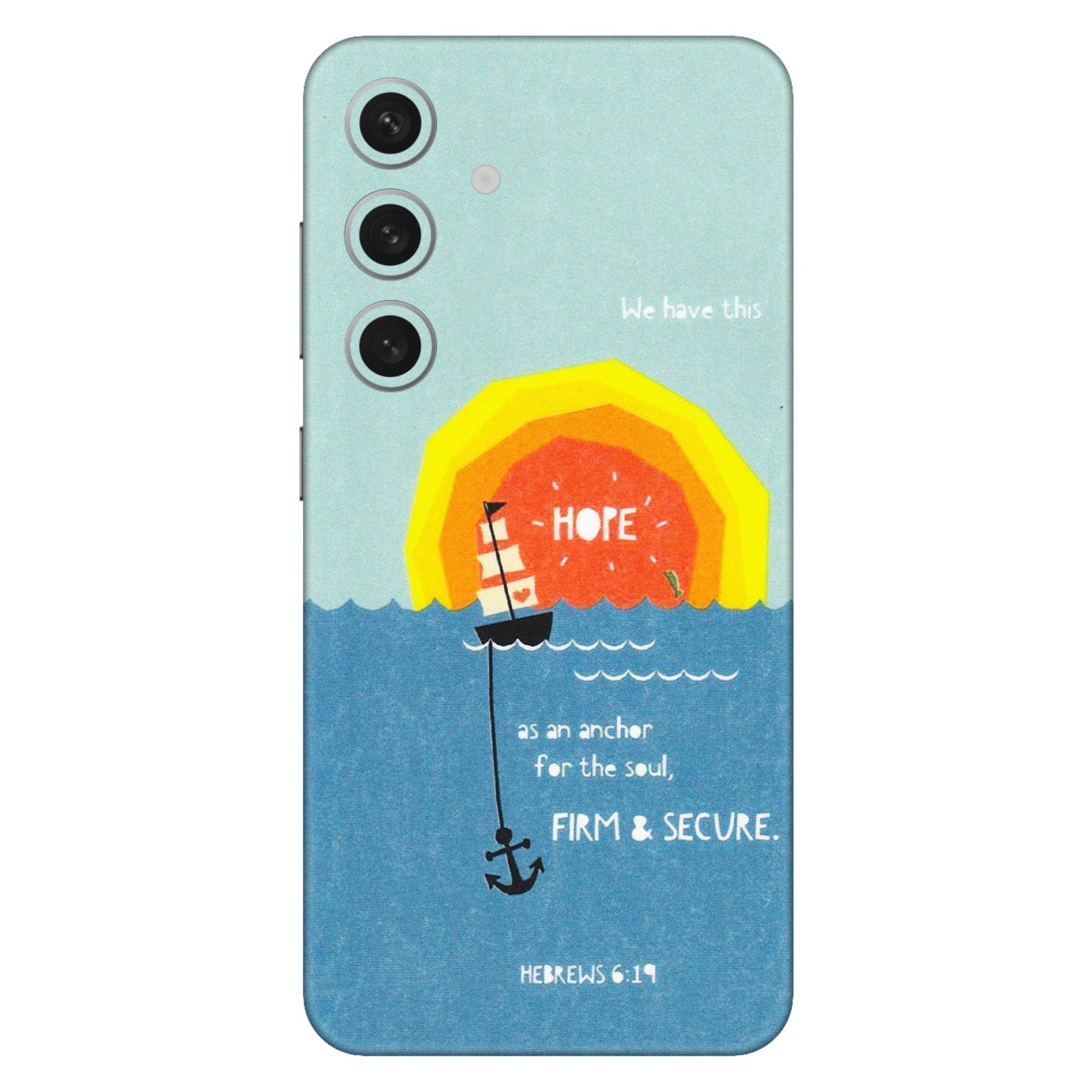 Samsung A/S Series Phone Skins (All Models) - A Beautiful Sunset of Hope - Matte Finish (M-75) Samsung Galaxy S24 (5G)