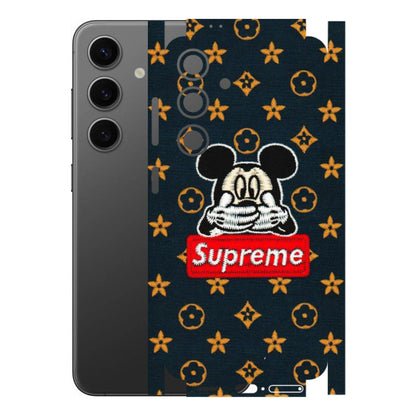 Samsung A/S Series Phone Skins (All Models) - Mickey Supreme - Matte Finish (M-83) Samsung Galaxy S24 (5G)