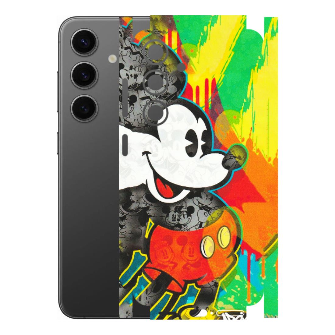Samsung A/S Series Phone Skins (All Models) - Multiple Mickey With Colourful Texture - Matte Finish (M-84) Samsung Galaxy S24 (5G)