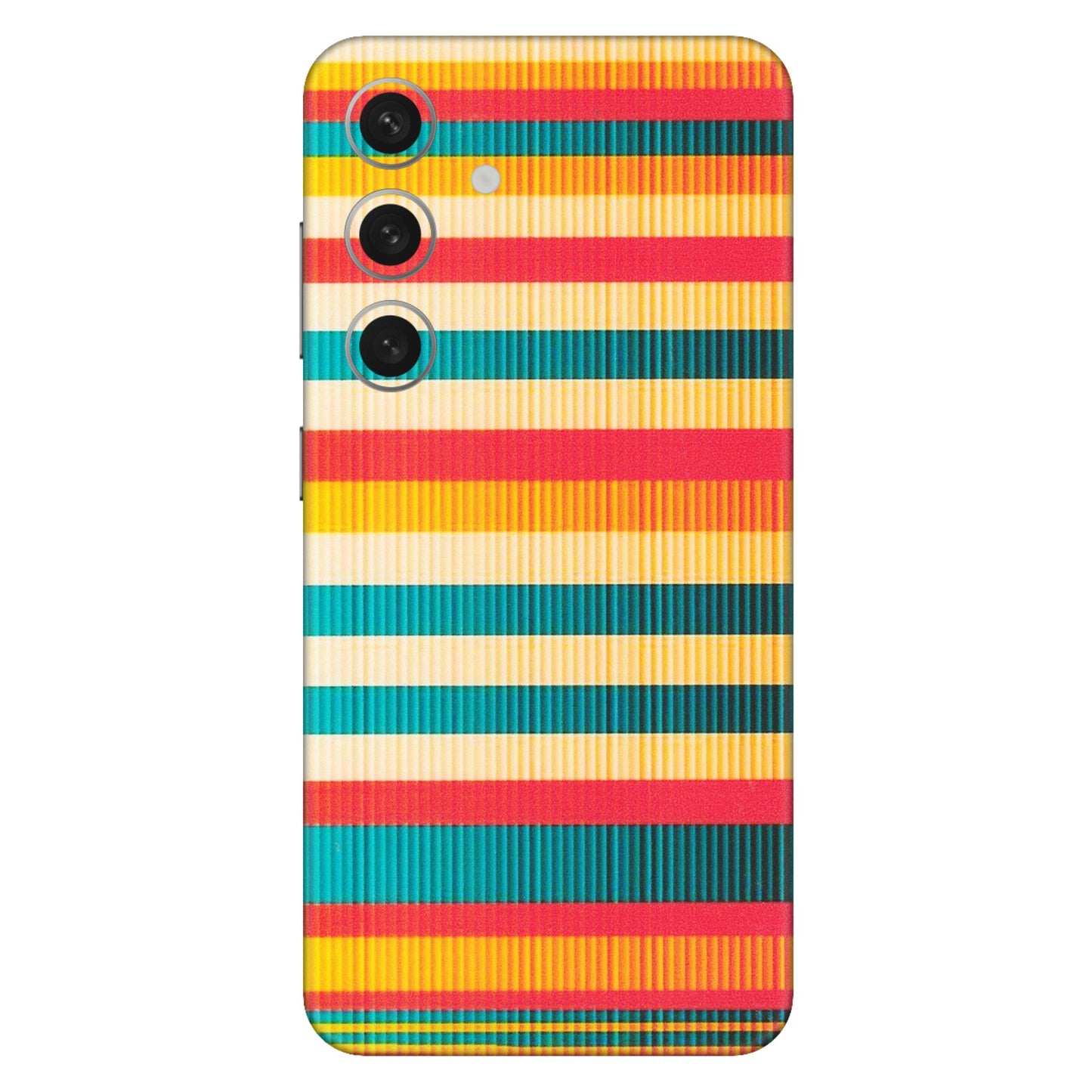 Samsung A/S Series Phone Skins (All Models) - Colourful Stripes Soothing Effect - Matte Finish (M-86) Samsung Galaxy S24 (5G)