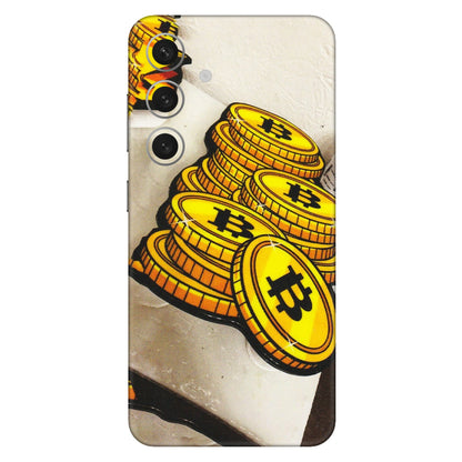 Samsung A/S Series Phone Skins (All Models) - Billionaire Bitcoin Collection - Matte Finish (M-92) Samsung Galaxy S24 (5G)