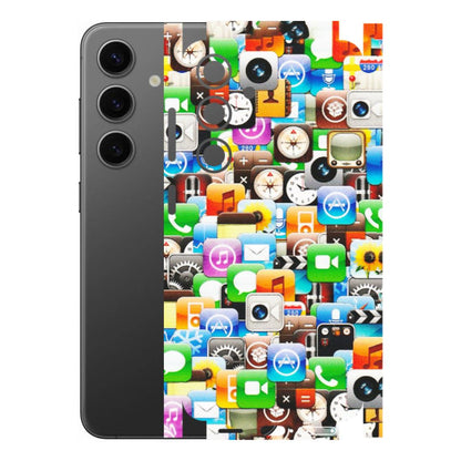 Samsung A/S Series Phone Skins (All Models) - All Apple Icons - Matte Finish (M-93) Samsung Galaxy S24 (5G)