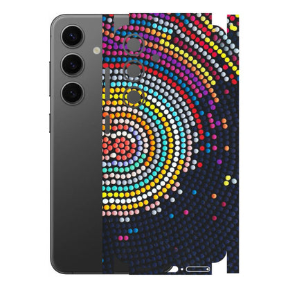Samsung A/S Series Phone Skins (All Models) - Rainbow Dot Mandala - Matte Finish (M-97) Samsung Galaxy S24 (5G)