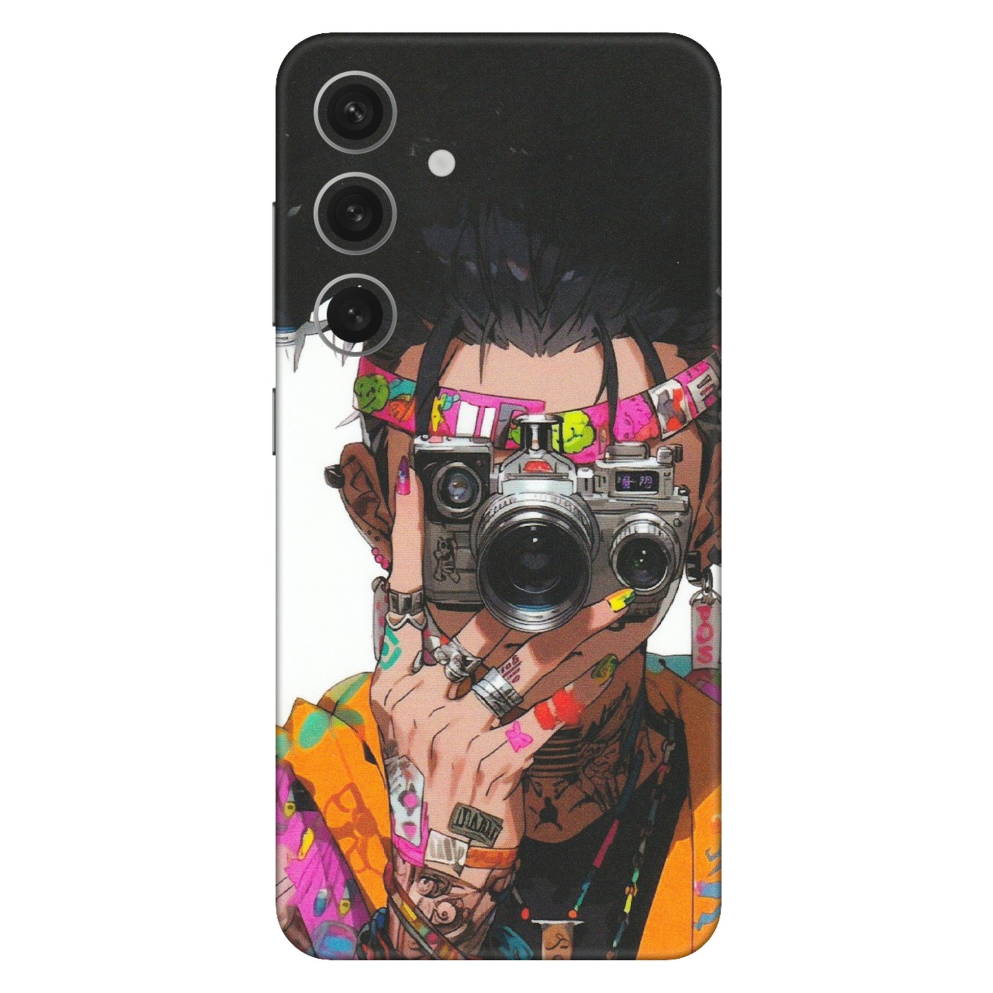 Samsung A/S Series Phone Skins (All Models) - Camera Lover Girl - Matte Finish (M-09) Samsung Galaxy S24 (5G)