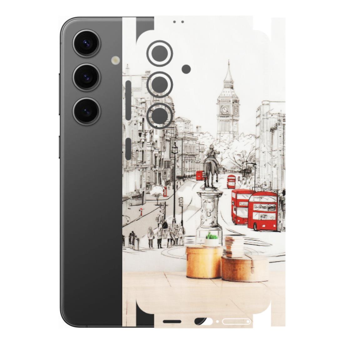 Samsung A/S Series Phone Skins (All Models) - London Street - Transparent Finish (T-02) Samsung Galaxy S24 (5G)