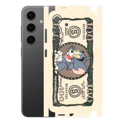 Samsung A/S Series Phone Skins (All Models) - One Hundred Dollar Tom - Transparent Finish (T-16) Samsung Galaxy S24 (5G)