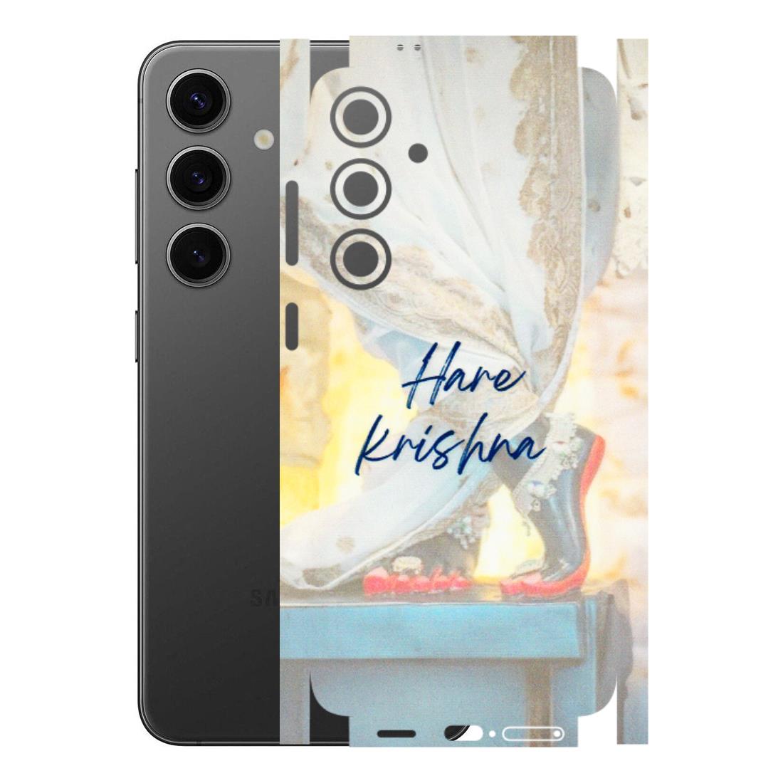 Samsung A/S Series Phone Skins (All Models) - Hare Krishna - 3D Embossed Finish (L-03) Samsung Galaxy S24 Plus