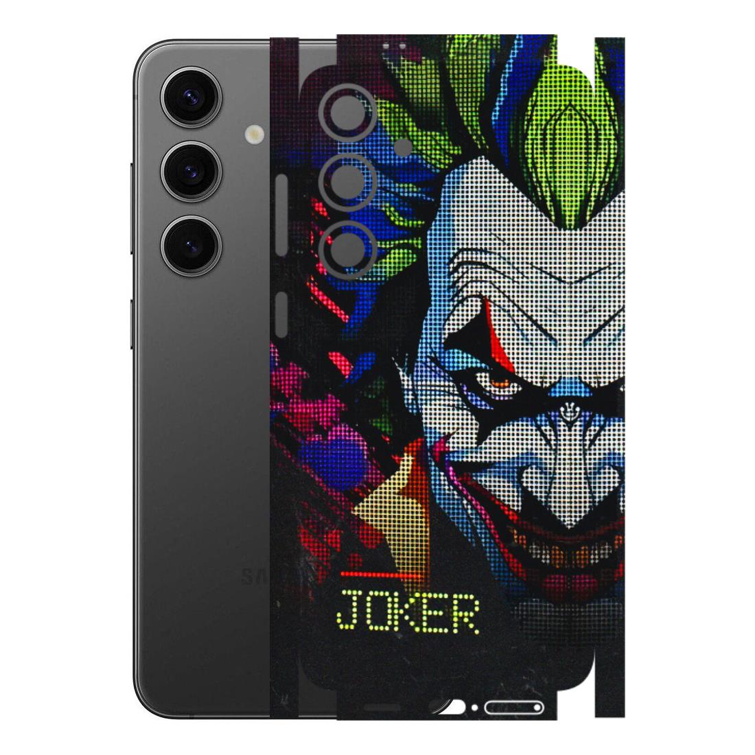 Samsung A/S Series Phone Skins (All Models) - Joker Dot Matrix - 3D Embossed Finish (L-08) Samsung Galaxy S24 Plus
