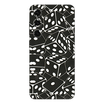 Samsung A/S Series Phone Skins (All Models) - Big Black Dices - 3D Embossed Finish (L-106) Samsung Galaxy S24 Plus