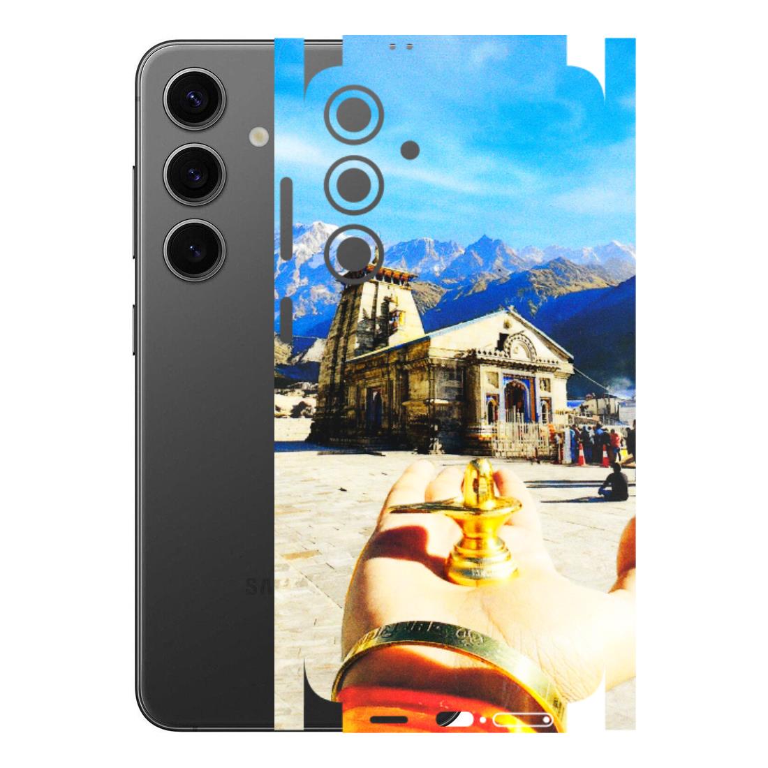 Samsung A/S Series Phone Skins (All Models) - Beauty of Kedarnath - 3D Embossed Finish (L-108) Samsung Galaxy S24 Plus