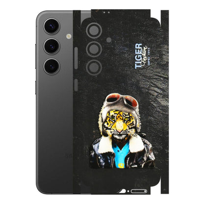 Samsung A/S Series Phone Skins (All Models) - Rider Tiger - 3D Embossed Finish (L-113) Samsung Galaxy S24 Plus