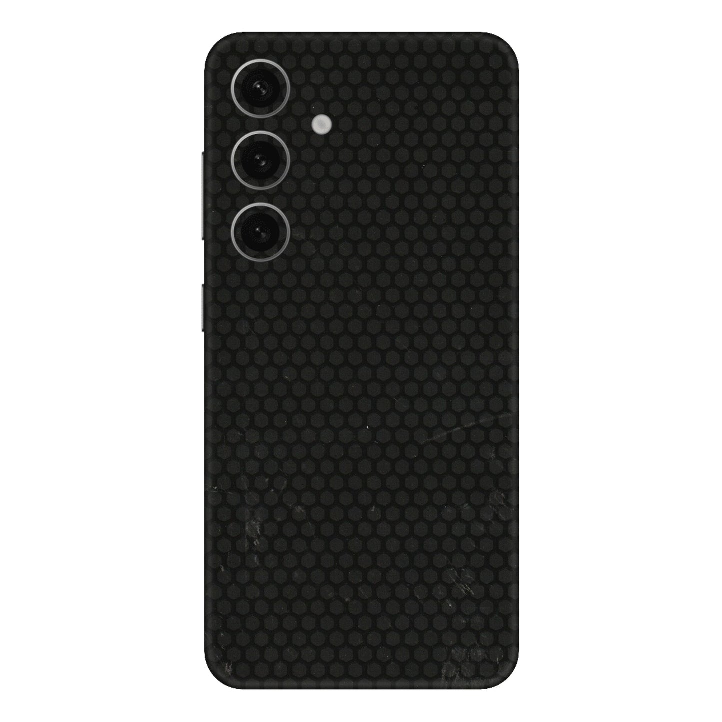 Samsung A/S Series Phone Skins (All Models) - Black honeycomb - 3D Embossed Finish (L-114) Samsung Galaxy S24 Plus
