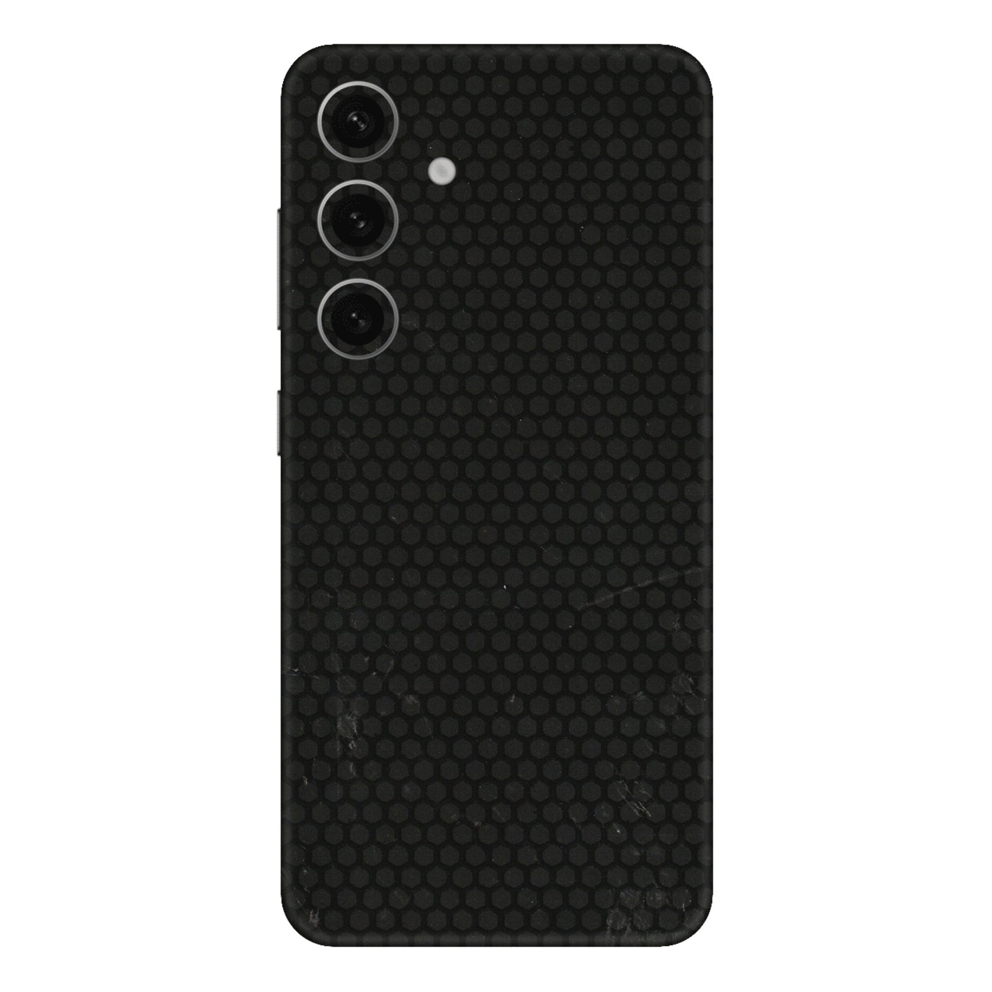 Samsung A/S Series Phone Skins (All Models) - Black honeycomb - 3D Embossed Finish (L-114) Samsung Galaxy S24 Plus