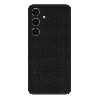 Samsung A/S Series Phone Skins (All Models) - Black honeycomb - 3D Embossed Finish (L-114) Samsung Galaxy S24 Plus