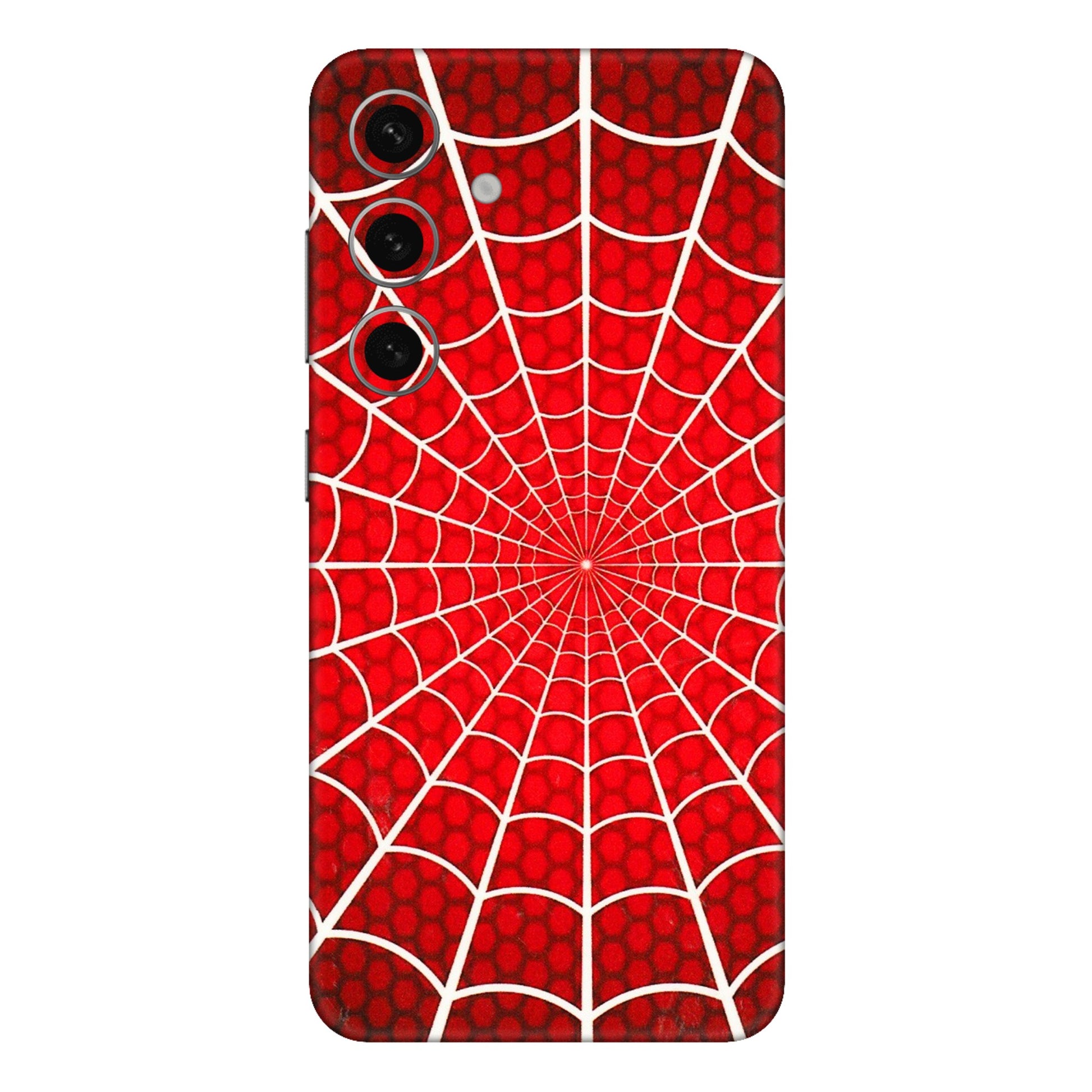 Samsung A/S Series Phone Skins (All Models) - Classic Spidey Web - 3D Embossed Finish (L-115) Samsung Galaxy S24 Plus