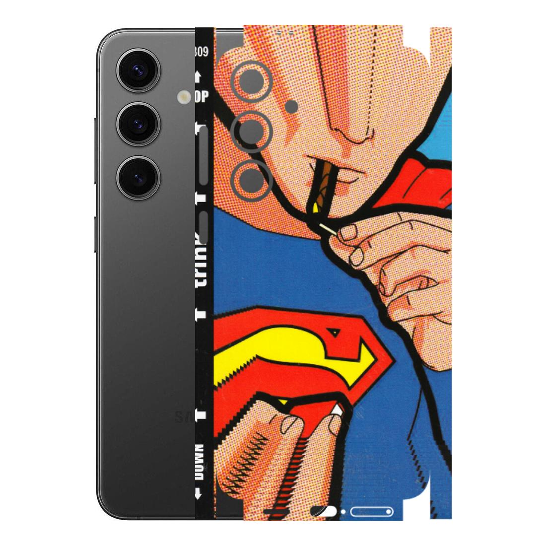 Samsung A/S Series Phone Skins (All Models) - Superman Sutta - 3D Embossed Finish (L-130) Samsung Galaxy S24 Plus
