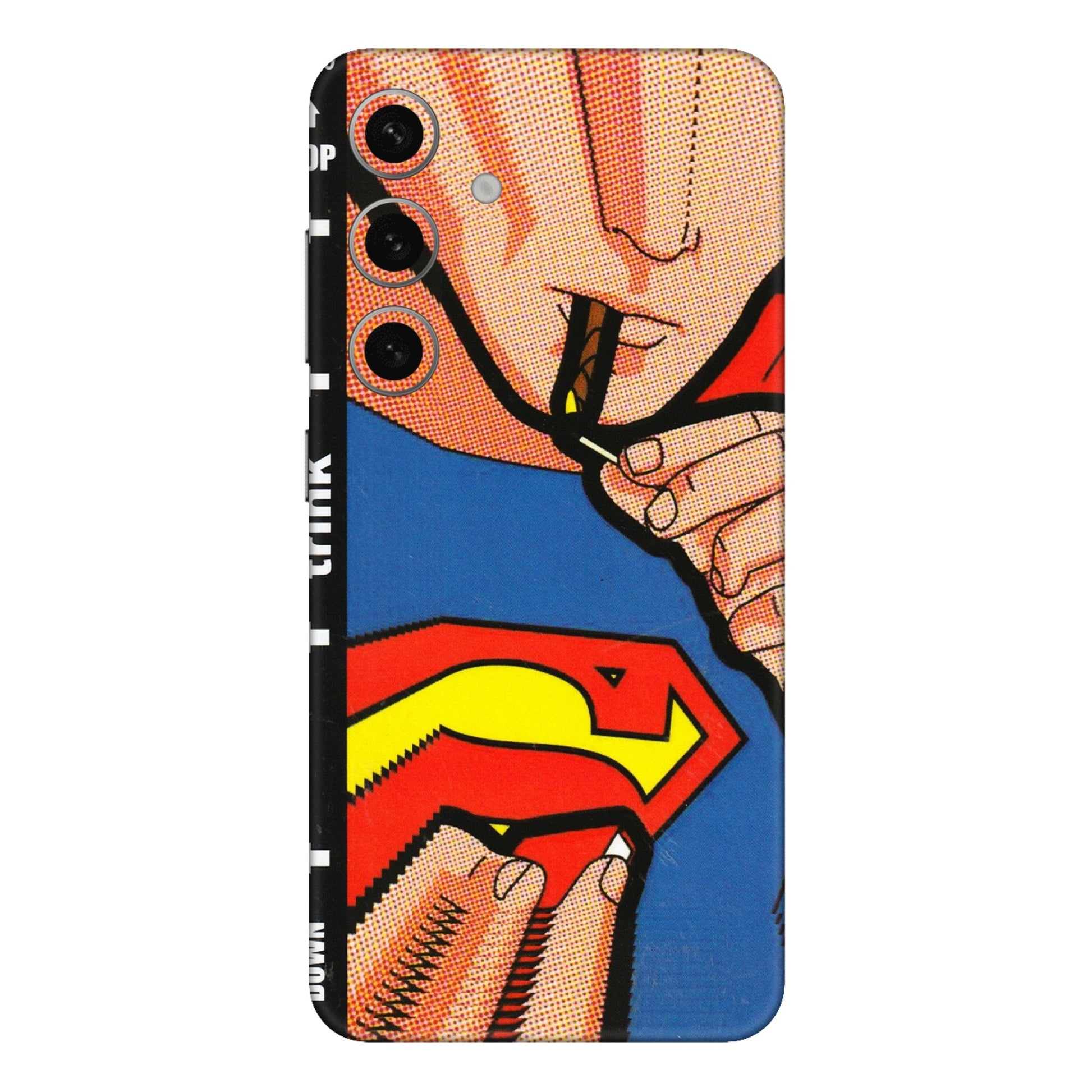 Samsung A/S Series Phone Skins (All Models) - Superman Sutta - 3D Embossed Finish (L-130) Samsung Galaxy S24 Plus