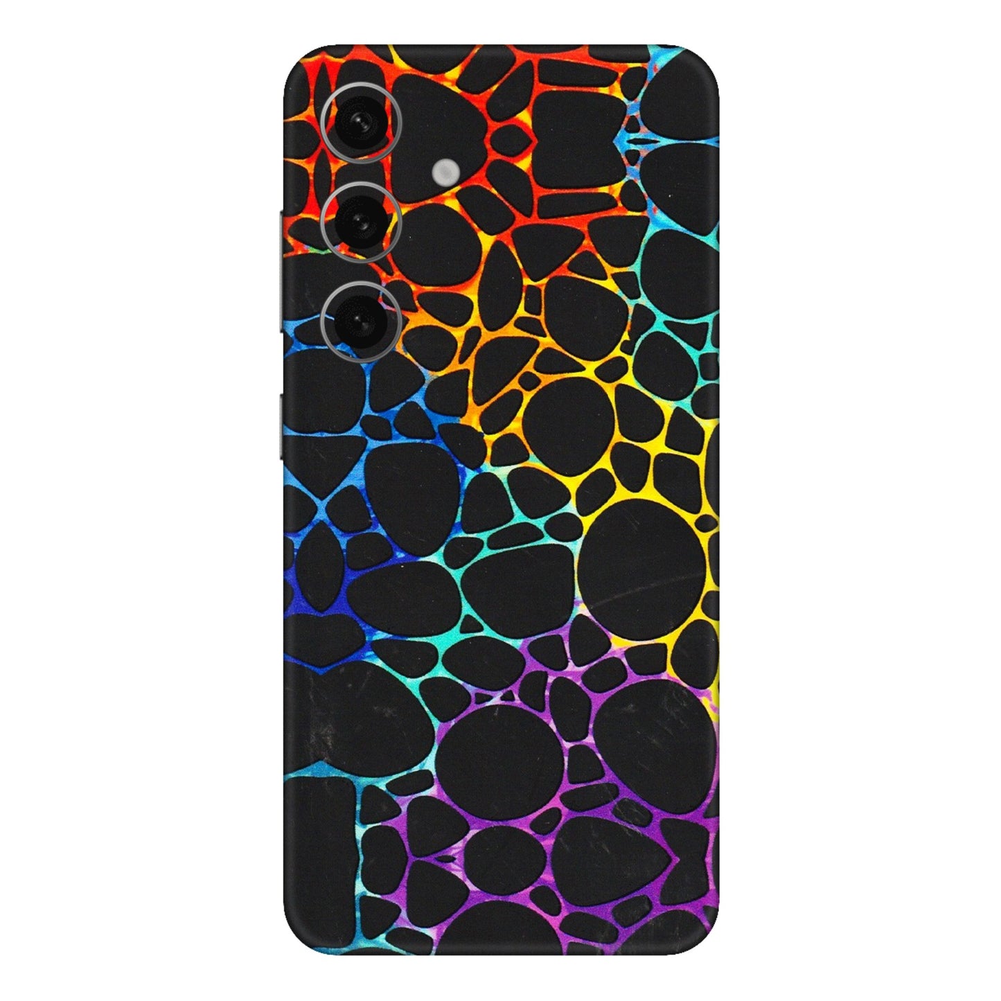 Samsung A/S Series Phone Skins (All Models) - Abstract Art MultiColour - 3D Embossed Finish (L-133) Samsung Galaxy S24 Plus