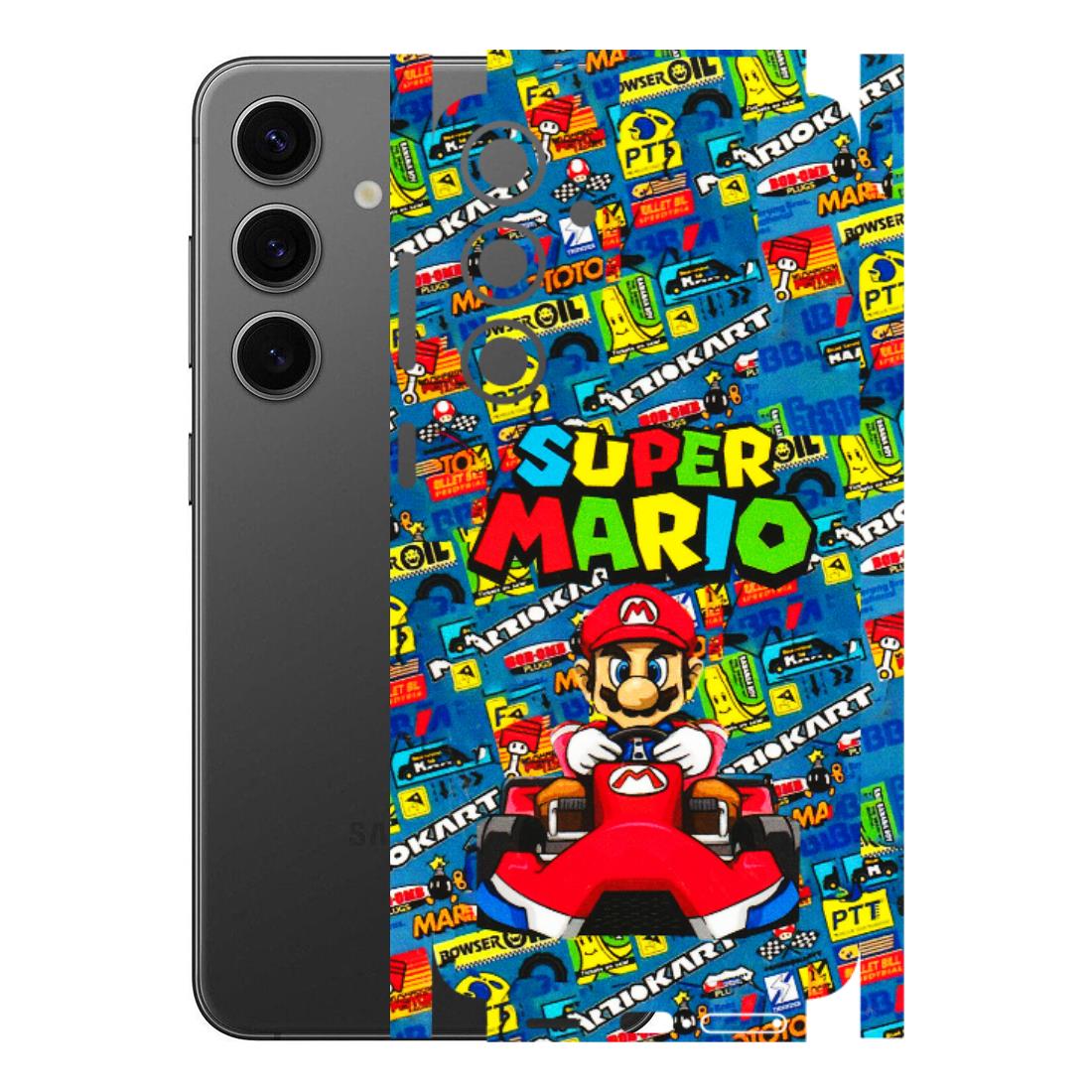 Samsung A/S Series Phone Skins (All Models) - Super Mario Kart - 3D Embossed Finish (L-140) Samsung Galaxy S24 Plus