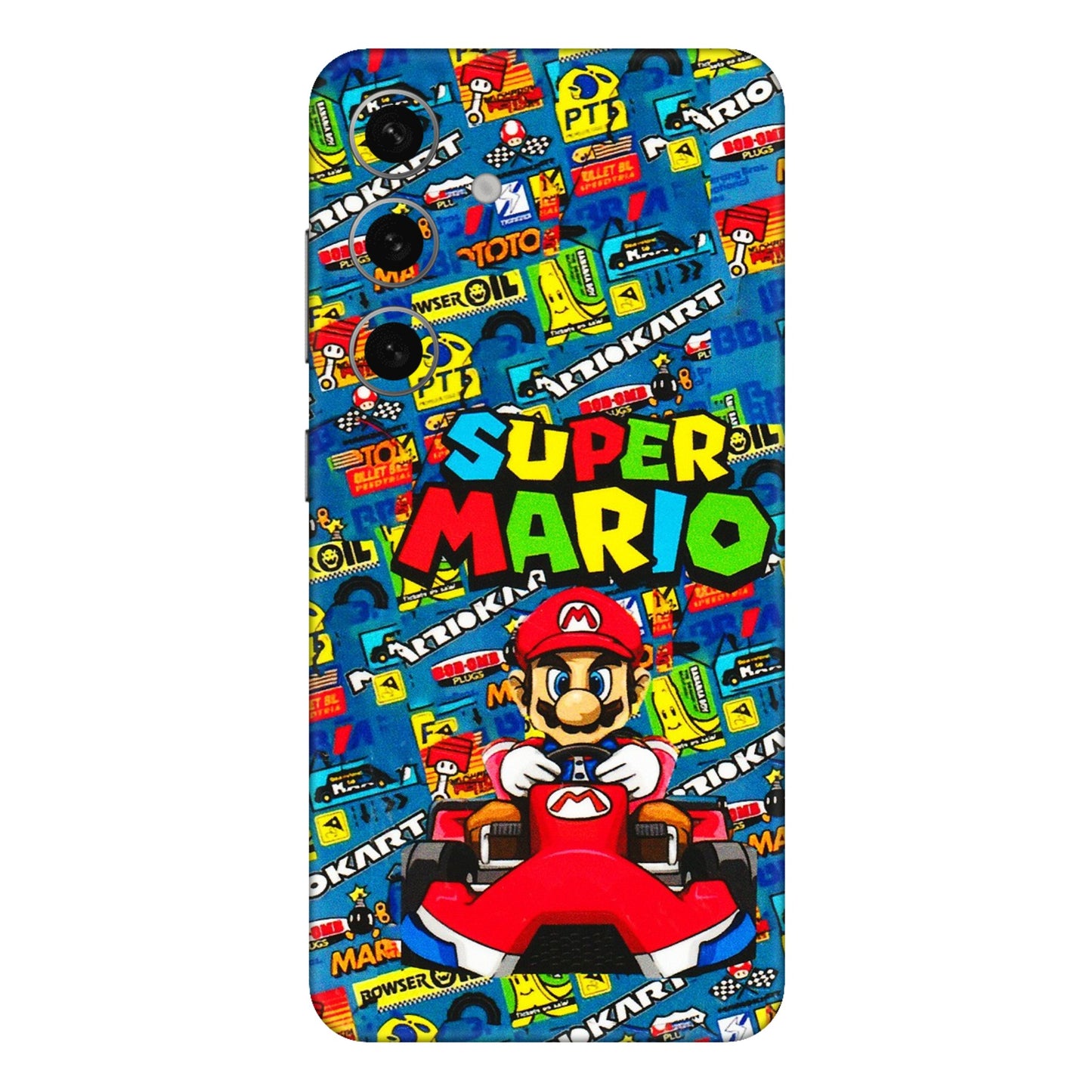 Samsung A/S Series Phone Skins (All Models) - Super Mario Kart - 3D Embossed Finish (L-140) Samsung Galaxy S24 Plus
