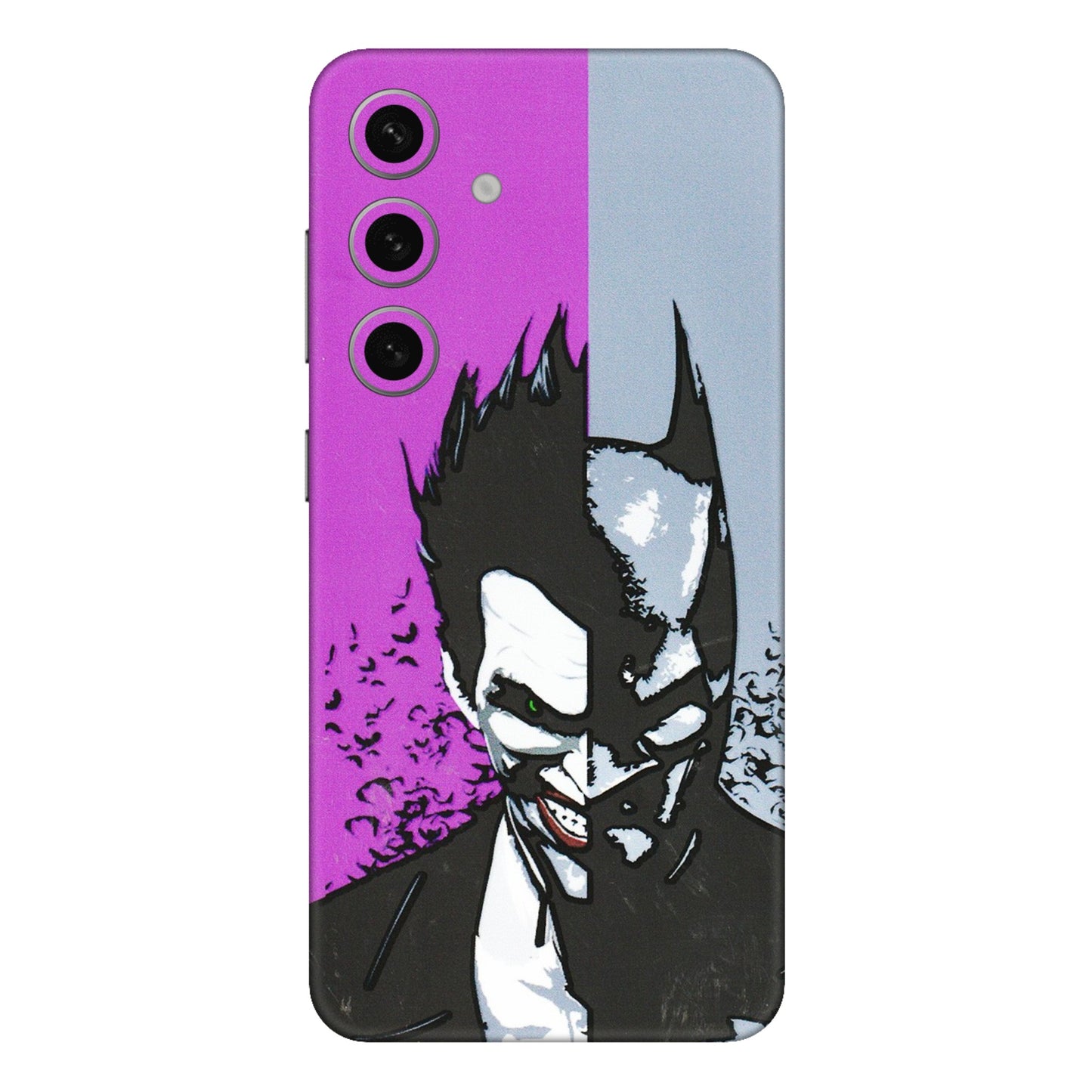 Samsung A/S Series Phone Skins (All Models) - Batman & Joker - 3D Embossed Finish (L-143) Samsung Galaxy S24 Plus
