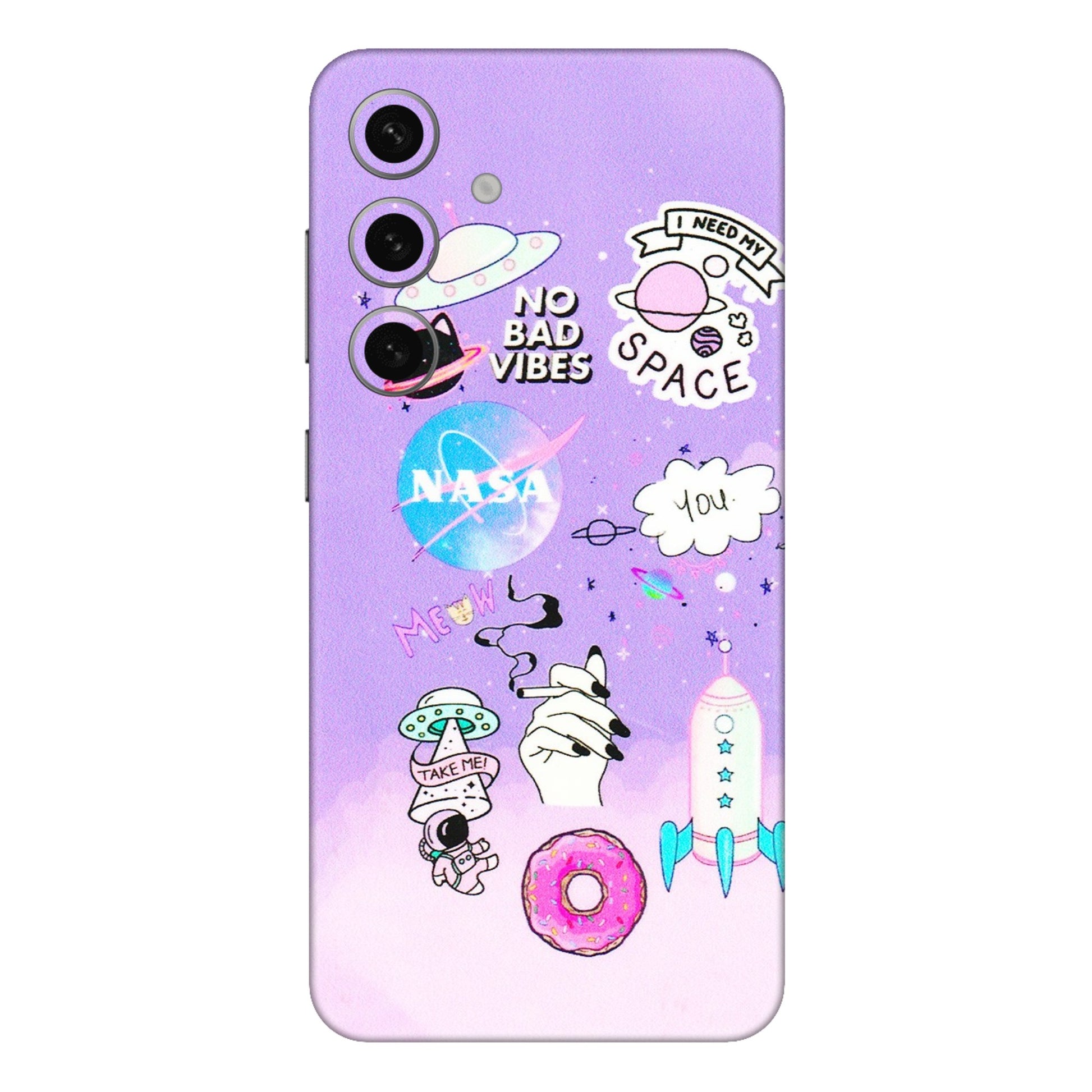 Samsung A/S Series Phone Skins (All Models) - I Need My Nasa Skin - 3D Embossed Finish (L-149) Samsung Galaxy S24 Plus