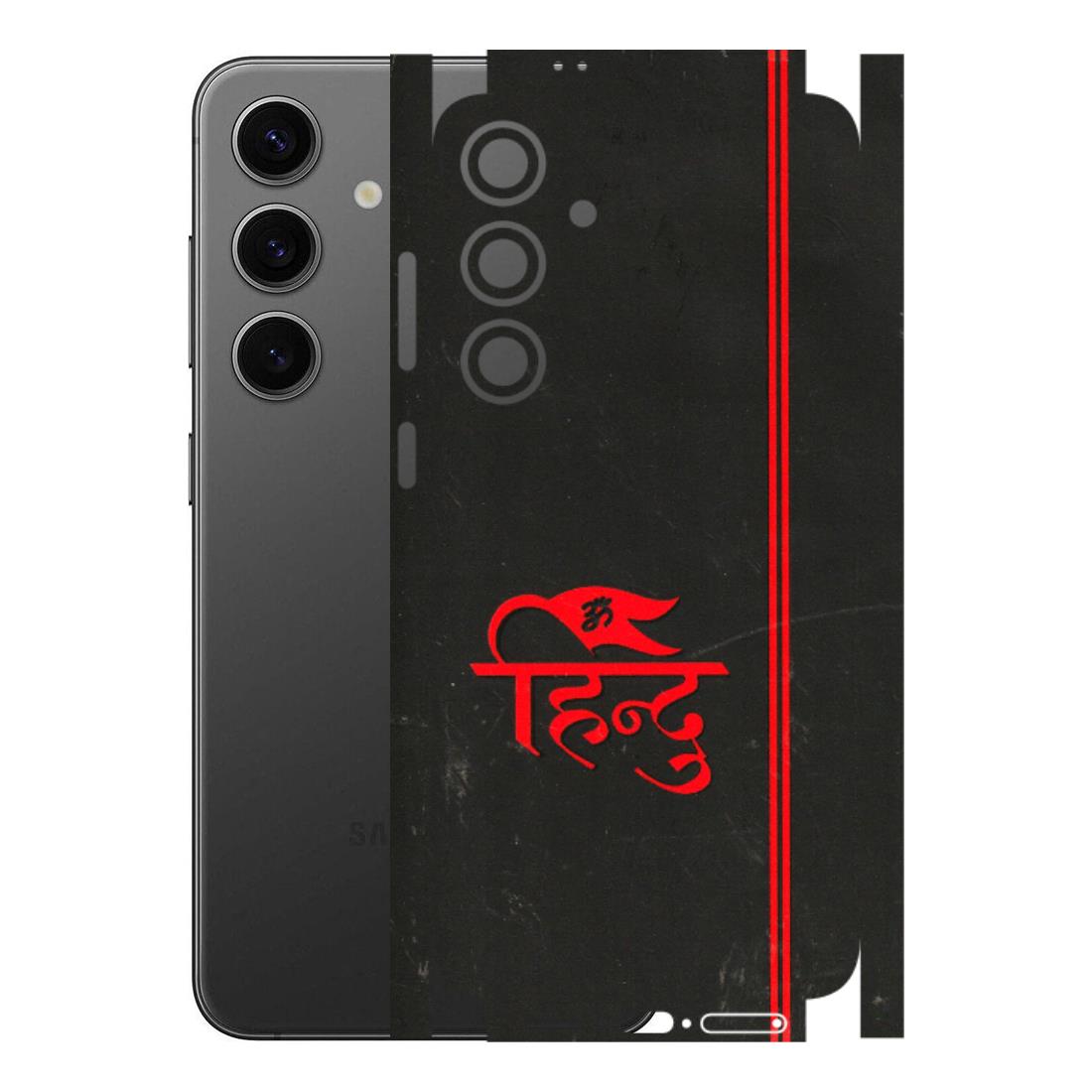 Samsung A/S Series Phone Skins (All Models) - Hindu Black - 3D Embossed Finish (L-153) Samsung Galaxy S24 Plus