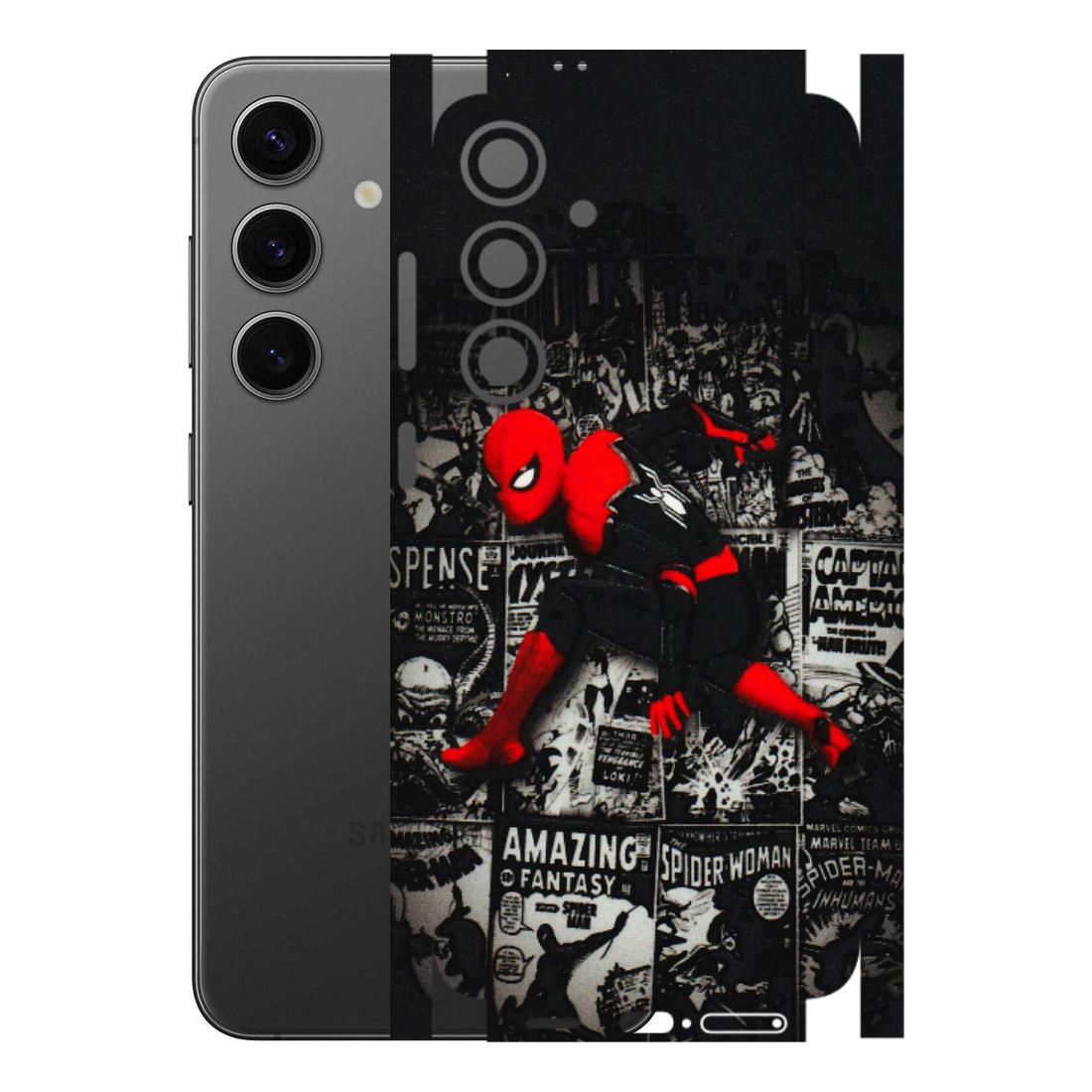 Samsung A/S Series Phone Skins (All Models) - SpiderMan New - 3D Embossed Finish (L-162) Samsung Galaxy S24 Plus