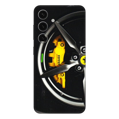 Samsung A/S Series Phone Skins (All Models) - Ferrari Wheel Alloy - 3D Embossed Finish (L-173) Samsung Galaxy S24 Plus