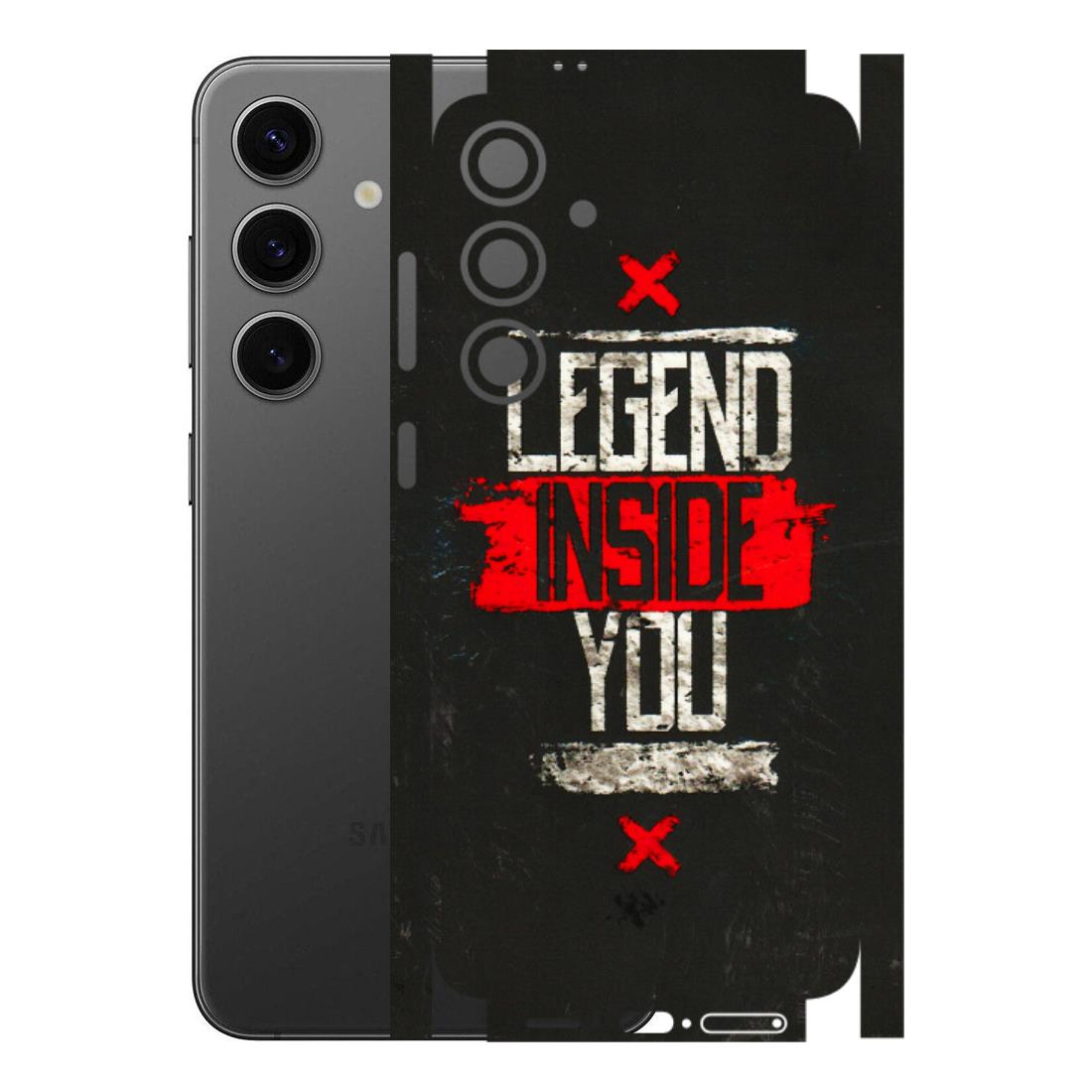 Samsung A/S Series Phone Skins (All Models) - Legend Inside You - 3D Embossed Finish (L-186) Samsung Galaxy S24 Plus