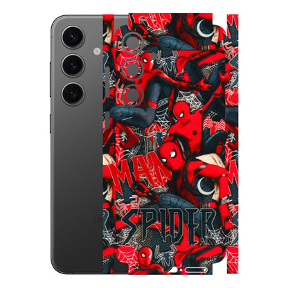 Samsung A/S Series Phone Skins (All Models) - SpiderMan Cool - 3D Embossed Finish (L-188) Samsung Galaxy S24 Plus