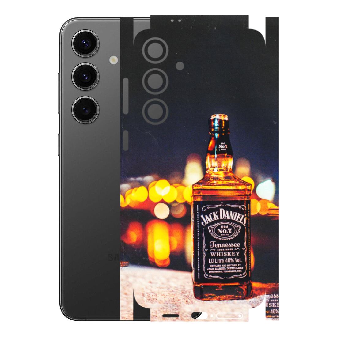Samsung A/S Series Phone Skins (All Models) - JD Whiskey Bottle - 3D Embossed Finish (L-20) Samsung Galaxy S24 Plus