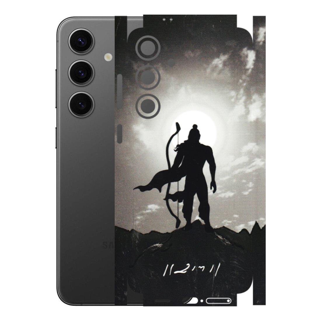 Samsung A/S Series Phone Skins (All Models) - Jai Siya Ram - 3D Embossed Finish (L-200) Samsung Galaxy S24 Plus