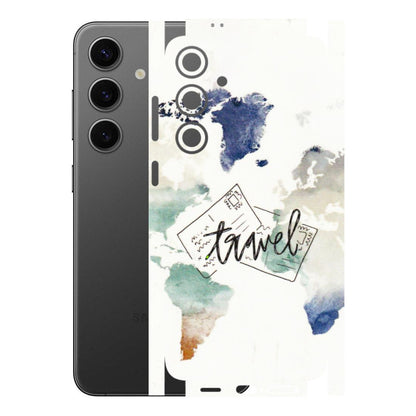 Samsung A/S Series Phone Skins (All Models) - Travel The World - 3D Embossed Finish (L-232) Samsung Galaxy S24 Plus