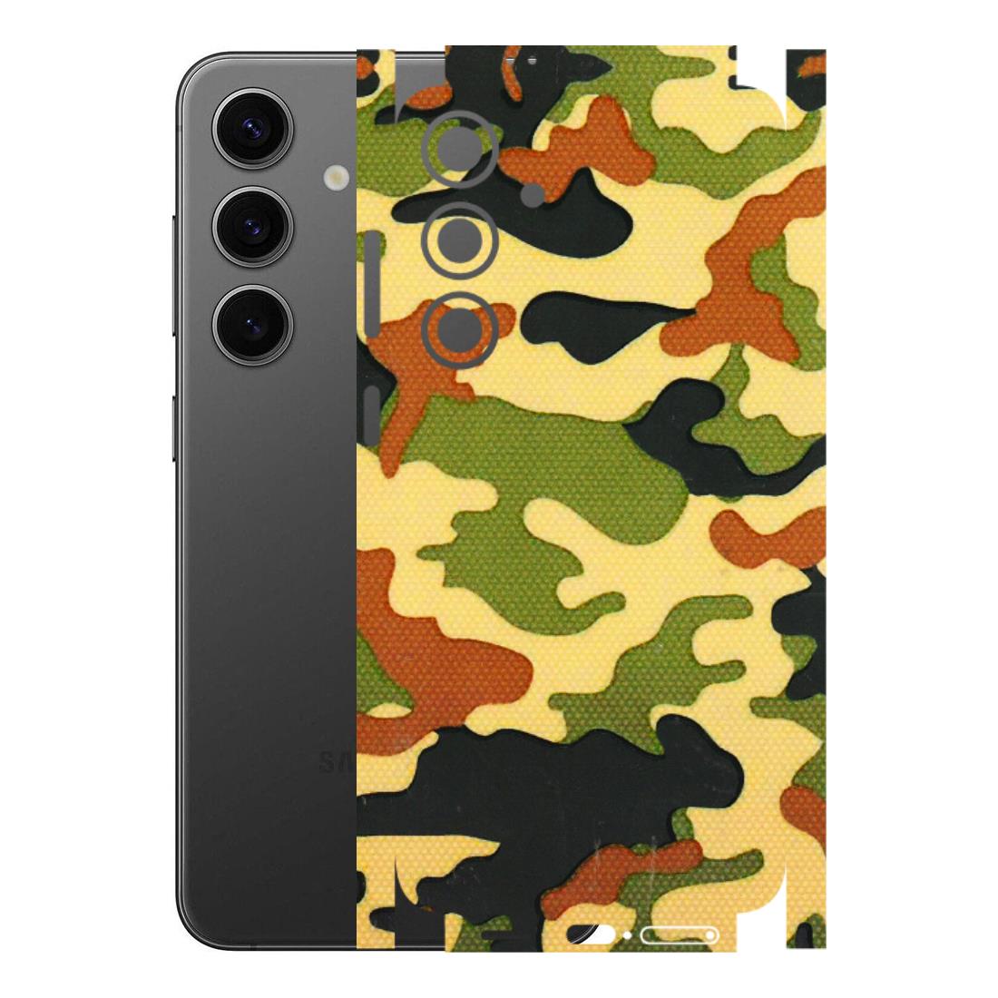 Samsung A/S Series Phone Skins (All Models) - Indian Military - 3D Embossed Finish (L-234) Samsung Galaxy S24 Plus