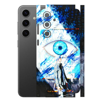 Samsung A/S Series Phone Skins (All Models) - Gojo Satoru evil eye - 3D Embossed Finish (L-239) Samsung Galaxy S24 Plus