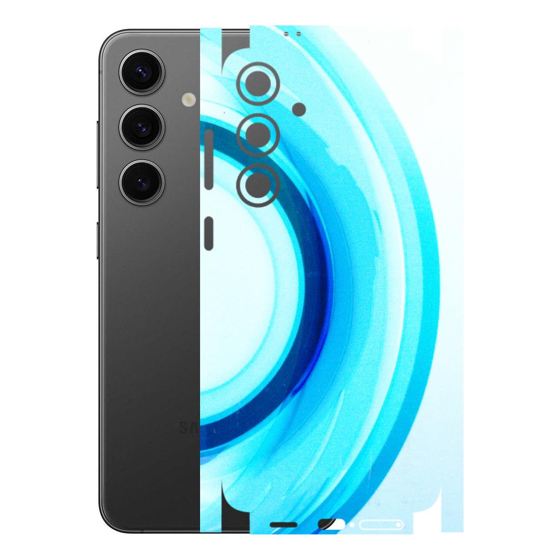 Samsung A/S Series Phone Skins (All Models) - The Blue Curve - 3D Embossed Finish (L-244) Samsung Galaxy S24 Plus