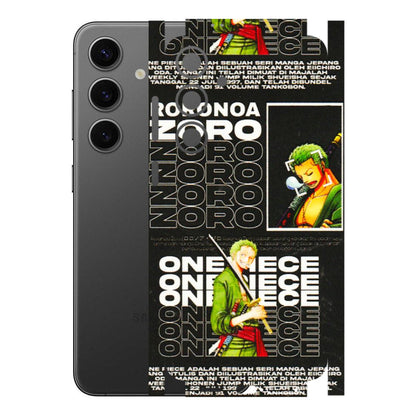 Samsung A/S Series Phone Skins (All Models) - One Piece Zoro - 3D Embossed Finish (L-250) Samsung Galaxy S24 Plus
