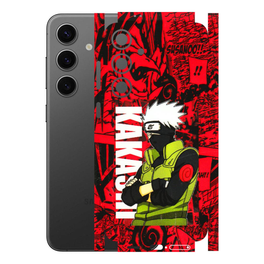 Samsung A/S Series Phone Skins (All Models) - Kakashi Red Anime - 3D Embossed Finish (L-251) Samsung Galaxy S24 Plus