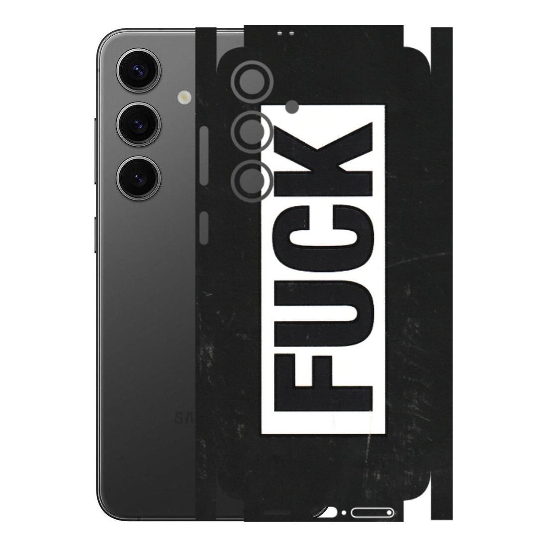 Samsung A/S Series Phone Skins (All Models) - The F Word - 3D Embossed Finish (L-255) Samsung Galaxy S24 Plus