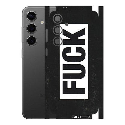 Samsung A/S Series Phone Skins (All Models) - The F Word - 3D Embossed Finish (L-255) Samsung Galaxy S24 Plus