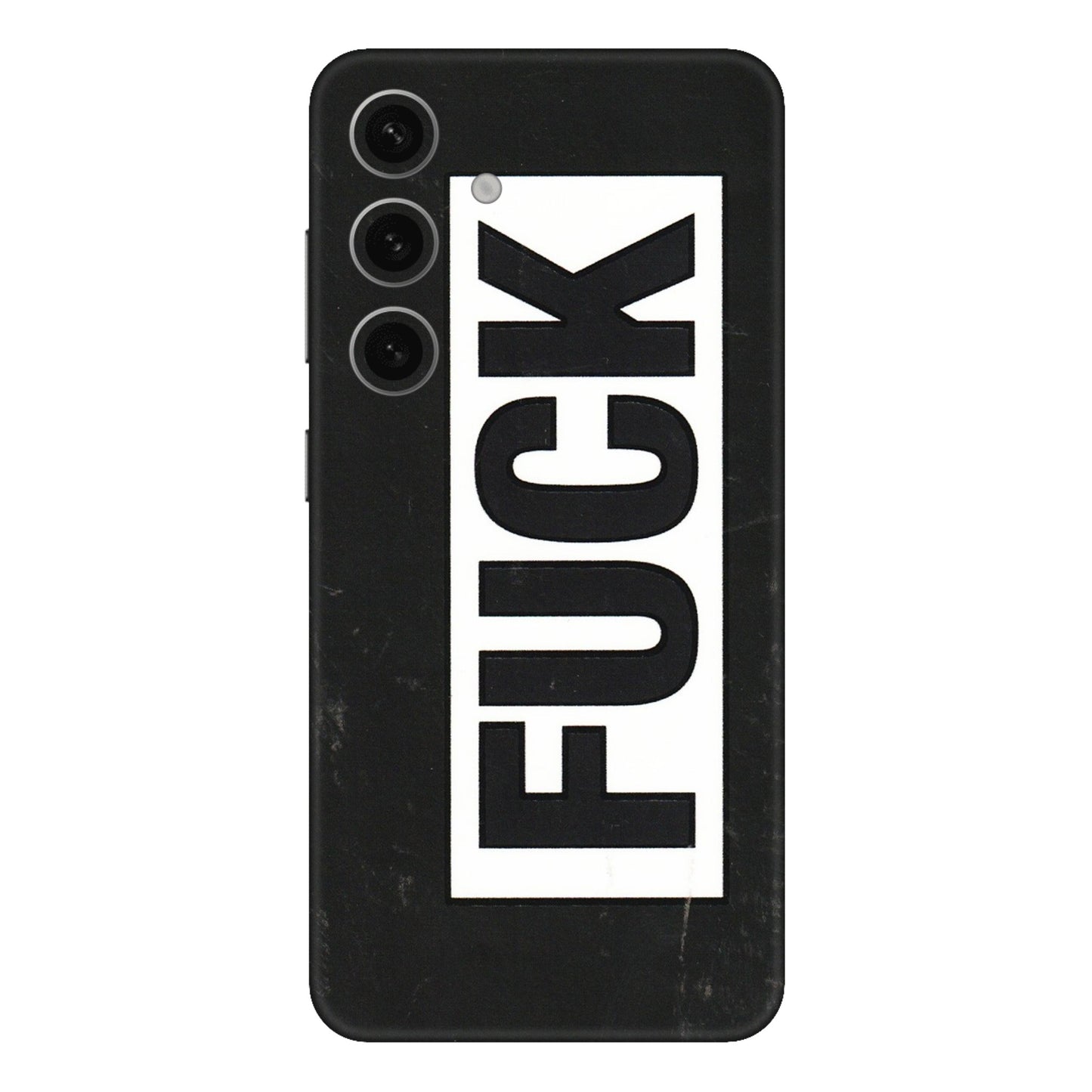 Samsung A/S Series Phone Skins (All Models) - The F Word - 3D Embossed Finish (L-255) Samsung Galaxy S24 Plus