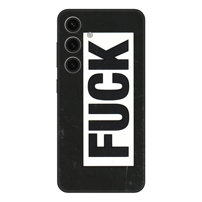 Samsung A/S Series Phone Skins (All Models) - The F Word - 3D Embossed Finish (L-255) Samsung Galaxy S24 Plus