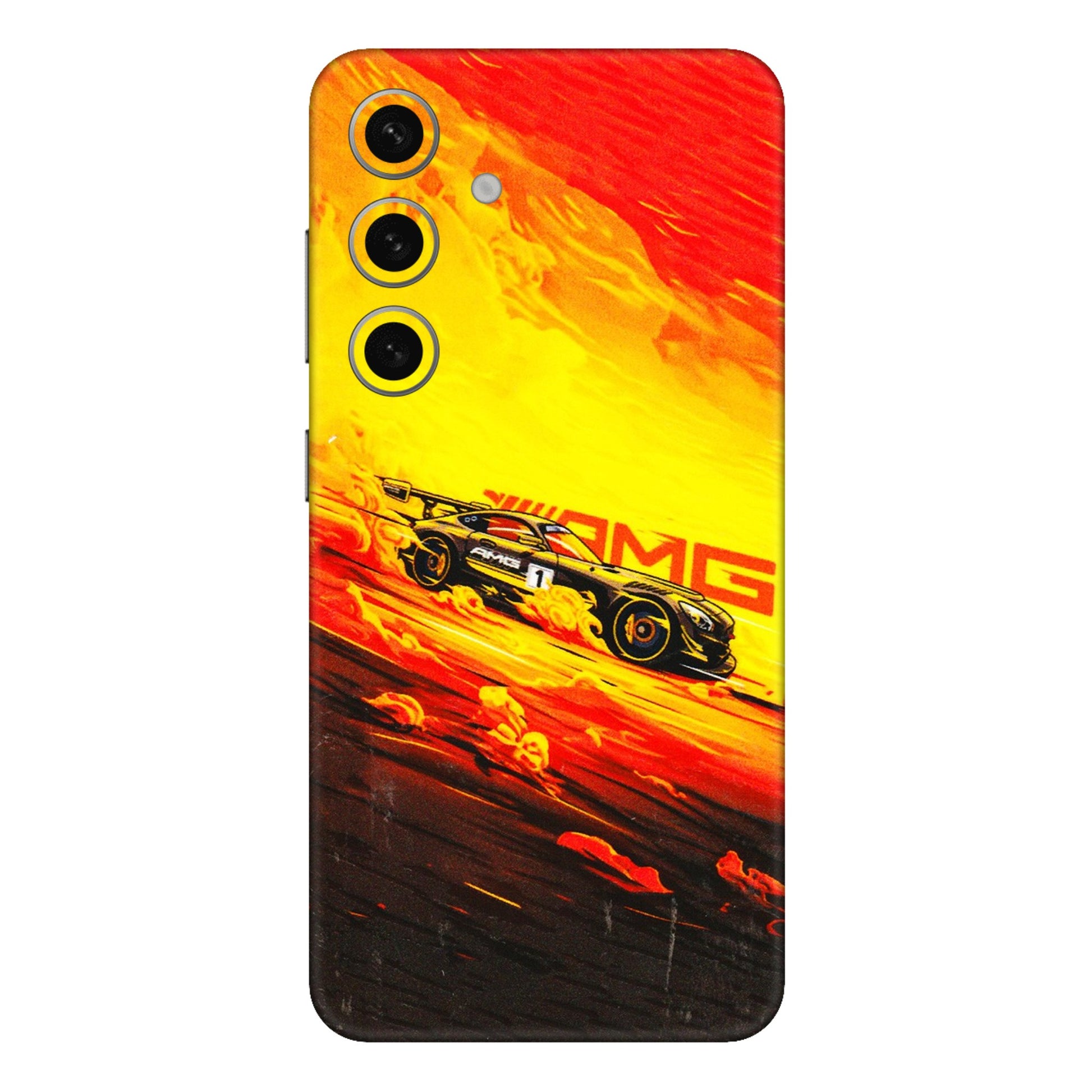 Samsung A/S Series Phone Skins (All Models) - AMG Car Speed Cover - 3D Embossed Finish (L-256) Samsung Galaxy S24 Plus