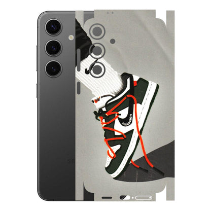 Samsung A/S Series Phone Skins (All Models) - New Grey Sneaker - 3D Embossed Finish (L-261) Samsung Galaxy S24 Plus