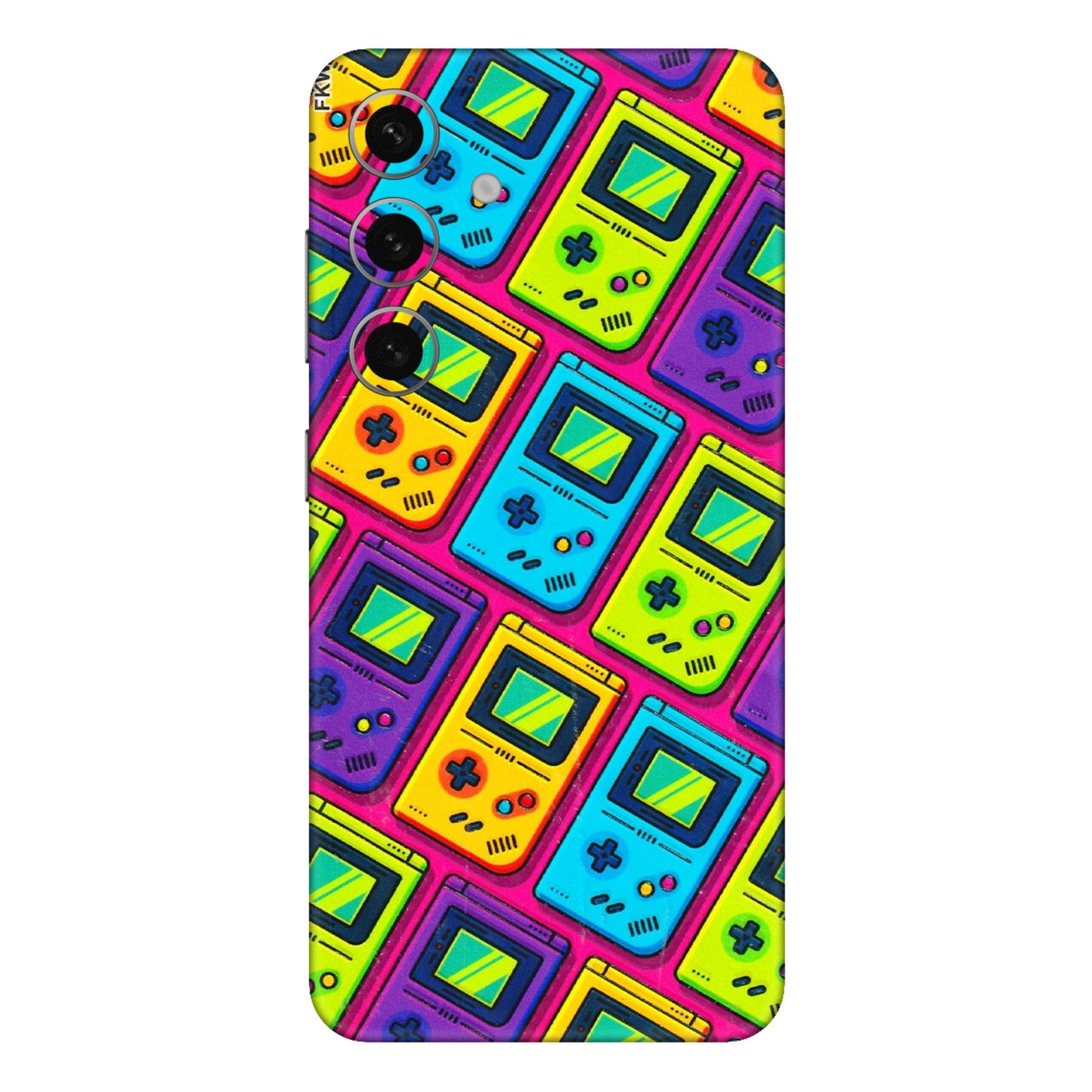 Samsung A/S Series Phone Skins (All Models) - Gameboy Colourful - 3D Embossed Finish (L-266) Samsung Galaxy S24 Plus